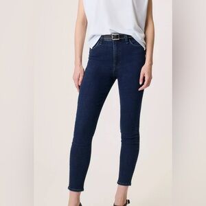 NWT rag & bone The Tina High-Rise Full Length Dark Blue Skinny Jeans